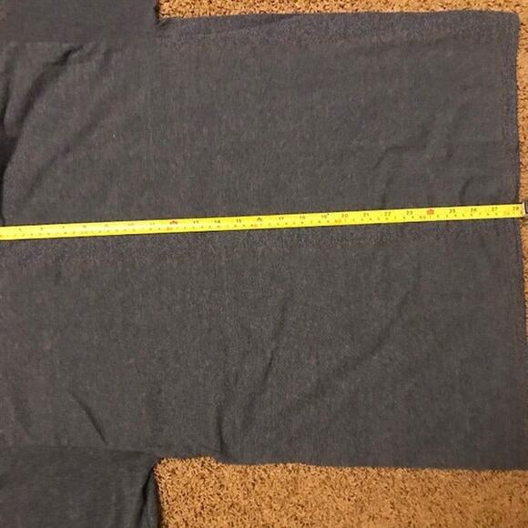 Gildan Men's Gray Short Sleeve T shirt S:Large - Picture 4 of 6